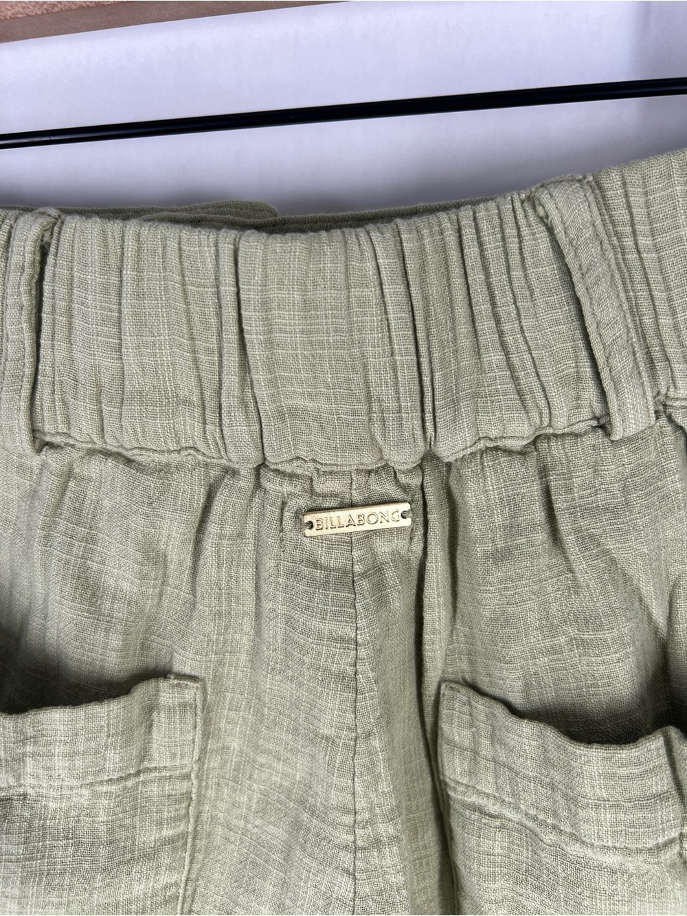 Billabong Tailor Made High Rise Shorts Avocado Green XS - Picture 6 of 12